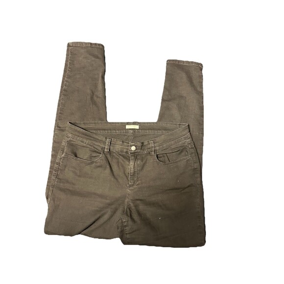 Eileen Fisher Womens Ankle Skinny Jeans Faded Black Wash Size 12 - Picture 1 of 4